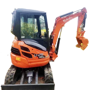 รถขุดขนาดเล็ก Kubota U17 U20 U25 U30 มือสอง ได้รับการรับรองมาตรฐาน CE รถขุดตีนตะขาบ KUBOTA U25 พร้อมอุปกรณ์นิ้วมือไฮดรอลิก - Product Image 6