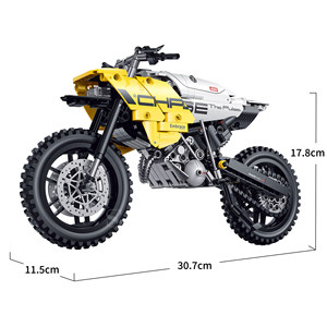 Bloques de Construcción de Modelo de Motocicleta Todoterreno 60544, Juguete para Niños - Product Image 1
