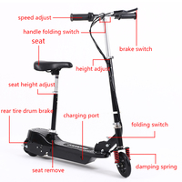 Trottinette Électrique Pliable à Moteur Brushless 150W pour Adulte, Double Roue Urbaine avec Autonomie de 40-60km et Batterie 10-20Ah