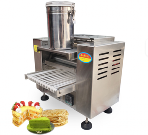 Machine à Crêpes Électrique Multifonctionnelle pour Feuilles de Rouleaux de Printemps et Gâteaux Mille-Feuilles - Acier Inoxydable de Qualité Alimentaire - Product Image 1