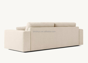 Sofá de sala de estar doble suave sofá grande venta directa de fábrica estilo americano de lujo moderno - Product Image 4