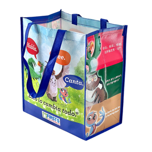 Bolso de mano de gran tamaño para sublimación en blanco, embalaje biodegradable, bolso de mano de gran tamaño, respetuoso con el medio ambiente, impresión en huecograbado, bolso no tejido con letras