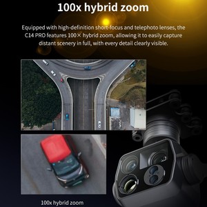 Skydroid C14 Pro Multi Sensor 4K Gimbal <b>Camera</b> 48MP Visible Light 640 <b>Thermal</b> <b>Camera</b> 100x Zoom for UAV - Product Image 5