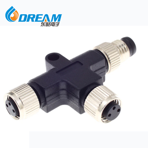 Giấc Mơ bắt đầu Conector cảm biến M8 3 4 5 Pines conectores Tipo t 1 Macho một 2 hembra enchufe <span class=keywords><strong>divisor</strong></span> - Product Image 1