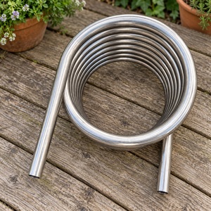 1.5 Inch Wood Fired Hot Tub <b>Water</b> <b>Heater</b> Coil 304 Stainless Steel Heat Exchanger Coil - Product Image 3