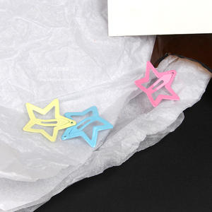 HTYFS ins Estrellas <span class=keywords><strong>en</strong></span> clip estrella de cinco puntas BB pelo roto vitalidad chica Princesa flequillo lado - Product Image 2