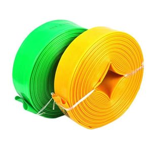 Vente en gros de tuyaux plats en PVC durable de haute qualité Conduites d'eau d'irrigation de jardin pour utilisation Tubes en plastique Tube en PVC Tube d'évacuation en PVC - Product Image 1