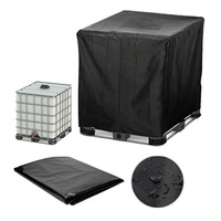 SEGA noir extérieur étanche 1000L IBC fourre-tout pour couvercle de réservoir 210D Style Simple Oxford tissu pour l'arrosage et l'irrigation