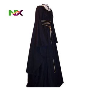 Nouvelle <span class=keywords><strong>robe</strong></span> de sorcière médiévale pour femmes, Halloween, carnaval, fête, cosplay, performance, vêtements, costumes de mariée vampire du <span class=keywords><strong>Moyen</strong></span> Âge - Product Image 4
