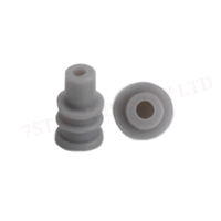 Connecteur de faisceau de câbles de capteur de radiateur automobile 2 broches avec contacts en laiton, boîtier en nylon PA66 gris, 12V 1.5A, modèle 7S0233B-2-21
