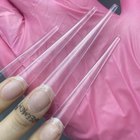 Pointes d'ongles Stiletto XXL extrêmement pointues en ABS, 500 pièces/sac