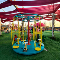 Manège à ressorts en acier et fibre de verre non motorisé pour enfants, équipement de jeu extérieur pour écoles et maisons, prix usine