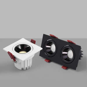 Nueva llegada Luz de techo de luz descendente ajustable Foco de aluminio empotrado LED ajustable 9W 12W Luces descendentes - Product Image 5