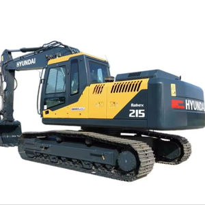 Excavadora de ruedas Hyundai R215 original de Corea, excavadoras usadas de 21 toneladas - Product Image 1