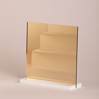 Miroirs muraux en verre rectangulaires autocollants de conception moderne, autocollants de miroir flexibles, anniversaire, salon, salle de bain, chambre à coucher - Personnalisé