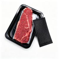 Feuilles absorbantes sur mesure pour la conservation de l'humidité, doublures absorbantes de qualité alimentaire pour porc, bœuf, poulet marinés, pack pour la restauration