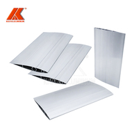 Profil de lamelles en aluminium aérodynamique pour architecture, profil de lamelles décoratives horizontales et verticales en aluminium pour bâtiments