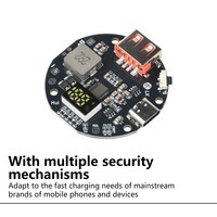 Module de circuit imprimé pour batterie externe 22,5 W avec charge rapide bidirectionnelle PD/QC pour carte DIY au phosphate de fer et de lithium 3,2 V