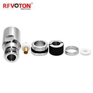 Conector Coaxial RF Hembra Tipo N de 50 Ohmios con Abrazadera para Cables LMR400 RG8/U RG213 RG214 H1000 RF-7, Suministro de Fábrica, en Stock - Product Image 5