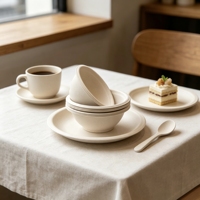 Bol alimentaire jetable biodégradable en bagasse de canne à sucre, compostable, pour fêtes, pique-niques et camping - Vente en gros usine