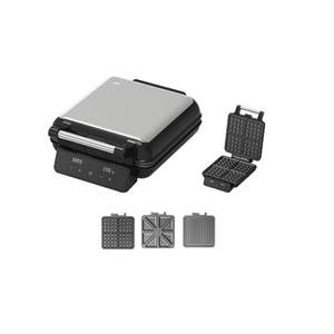 Display LCD digitale antiaderente convenzionale 3 <span class=keywords><strong>in</strong></span> <span class=keywords><strong>1</strong></span> <span class=keywords><strong>Waffle</strong></span> Triangel Grill 3 piastra quadrato belga - Product Image 1
