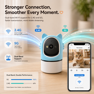 Cámara <span class=keywords><strong>para</strong></span> Mascotas con Láser, 2K, 5G, WiFi, Seguimiento Automático, 355 PTZ, Audio Bidireccional, Modo de Privacidad, Control por Aplicación Multiusuario, Monitor <span class=keywords><strong>para</strong></span> Bebés - Product Image 6