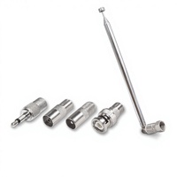 Antenne FM universelle télescopique à connecteur BNC mâle, modèle XHY048, fourniture directe des fabricants pour l'exportation, Chine