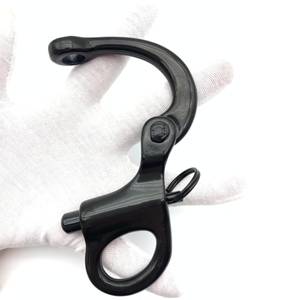 Mousqueton à œil fixe noir inoxydable de 69mm pour bateaux à voile - Product Image 6