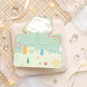 Instagram-Style Dreidimensionale Stern-Glitzer-Grußkarte Beruhigende Inspirierende Kleine Segenswunschkarte Geburtstag - Product Image 3