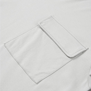 T-<span class=keywords><strong>shirt</strong></span> surdimensionné de haute qualité pour homme avec poche avant, <span class=keywords><strong>tee</strong></span>-<span class=keywords><strong>shirt</strong></span> uni décontracté, grande taille, vêtements en coton pour la vente en gros - Product Image 4