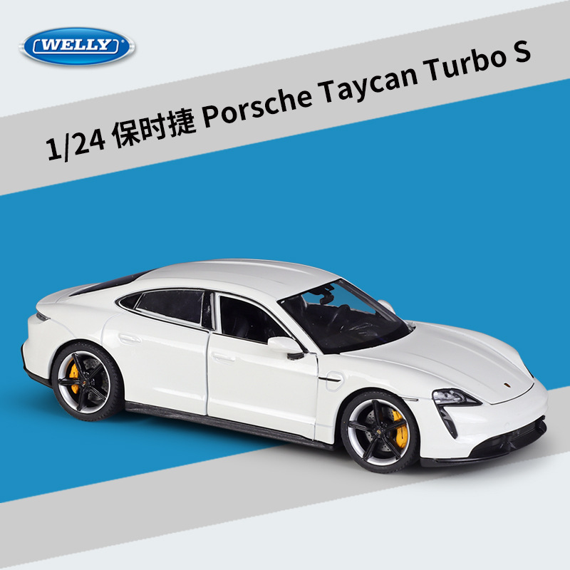 Pors-che taycan tur-bo s blanc