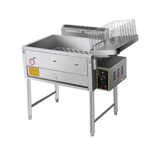 Automatic Fryer Machine Commercial Large Capacity Single Cylinder Fryer, French Fries Chicken Leg Fryer