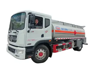 Dong Feng 8000 liters fuel tank truck price 7 Metric Tonne fuel dispensing trucks manufacturer