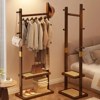 Porte-vêtements sur pied de plafond au sol pour chambre et salon, étagère de rangement pour sacs suspendus, porte-manteau et porte-chapeaux