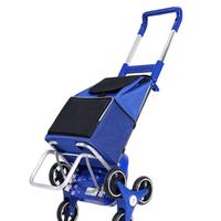 Carrito Eléctrico Portátil para Subir Escaleras, para Uso Doméstico, Compras, Plegable, Pequeño, de Arrastre Manual