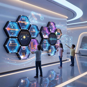 Panel de Pared Interactivo Inteligente para Educación STEM Innovadora, Deepseek AI, Kits Interactivos de Aprendizaje Científico con IA para Escuelas, Laboratorios y Aulas - Product Image 1