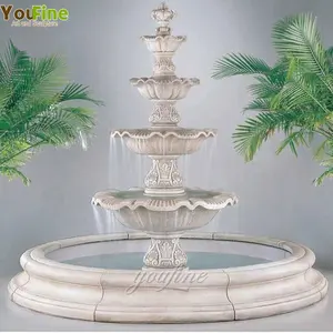 Мраморный фонтан cherub в современном стиле для наружного сада