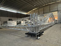Estructura de aluminio triangular para techo, para instalación de pared LED, iluminación, suspensión de audio, sistema de montaje para eventos y ferias comerciales.