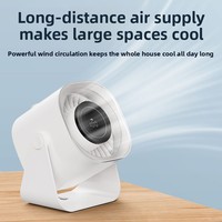 Ventilateur de bureau compact Vite Sega, moteur sans balais, contrôle de vitesse progressif, batterie lithium rechargeable par USB, autonomie 8-12h, usage domestique