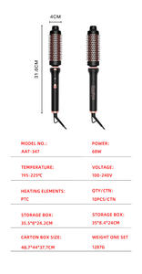 Kit de bouclage interchangeable multi-barils NB WIDE, chauffage PTC, 5 en 1, fer à friser en céramique tourmaline, ensemble d'outils de bouclage des <span class=keywords><strong>cheveux</strong></span> - Product Image 4