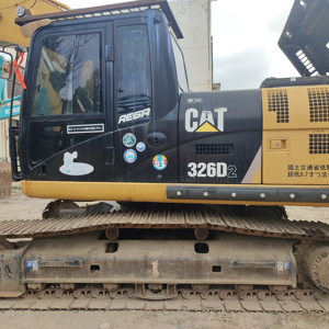 Vente directe d'usine d'excavatrices d'occasion de 26 tonnes, excavatrices Caterpillar 326D de taille moyenne, faibles émissions, excavatrices d'occasion à vendre. - Product Image 1