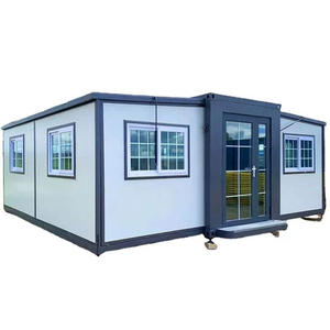 Petite maison modulaire mobile préfabriquée en acier extensible moderne de 20 pieds et 40 pieds Maison en conteneur portable pour le bureau et l'hôtel - Product Image 2