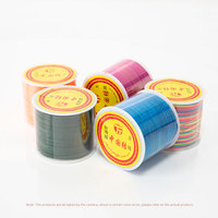 Cordon en Nylon Couleurs Arc-en-ciel Mélangées en Gros pour la Fabrication de Bracelets DIY, Nœuds Chinois, Colliers Macramé, Fil à Perler en Vrac