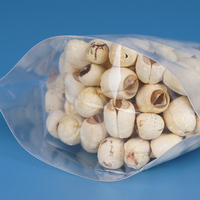 Sac d'emballage alimentaire auto-scellant réutilisable, stock de sacs à riz de 500g, sac plat pour aliments secs et noix