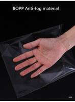 Sacs en cellophane biodégradables transparents à fond en BOPP, imprimés flexo, micro-perforés, de qualité alimentaire, personnalisés, avec fermeture autocollante