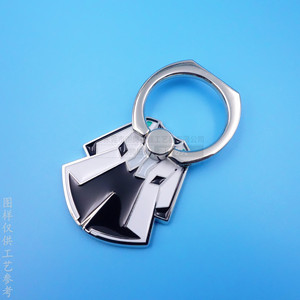 Creative <b>Cartoon</b> School Uniform Metal <b>Ring</b> Holder Zinc Alloy Adhesive Universal Desktop Car Dashboard Phone Stand - Product Image 4