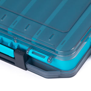 Çift taraflı depolama 19.5*13.5*3.5cm profesyonel cazibesi yem olta takımı kutu balıkçılık malzemeleri aksesuarları balıkçılık aracı kutusu - Product Image 6