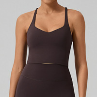 Camiseta de Yoga para Mujer, Efecto Segunda Piel, Transpirable, Secado Rápido, Absorbe el Sudor, Poliéster/Nailon, Corte Ajustado, Cuello en V, OEM/ODM, Logotipo Personalizado, Venta al Por Mayor