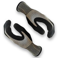 Gants de sécurité anti-coupure personnalisés, norme américaine A5/A8/A9, résistants à l'abrasion, avec fil d'acier, EN388