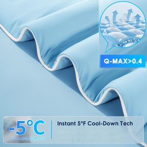 Couettes douces respirantes à double face, effet frais, Q-Max 0.4, technologie de refroidissement, couverture glacée 90 x 90 pouces - Product Image 6